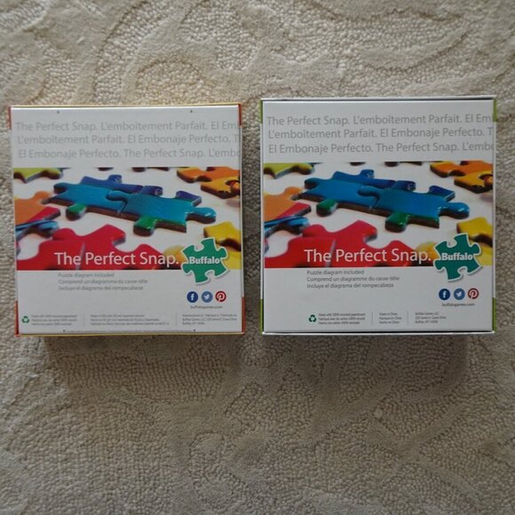 Dog Jigsaw Puzzle SET OF 2 Dog Days 750 Pc & Pet's Virtual Hangout 300 Pc NEW - Picture 6 of 8